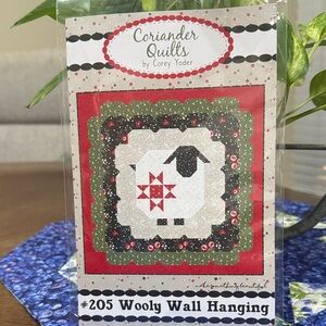 Coriander Quilts Wooly Wall Hanging Pattern